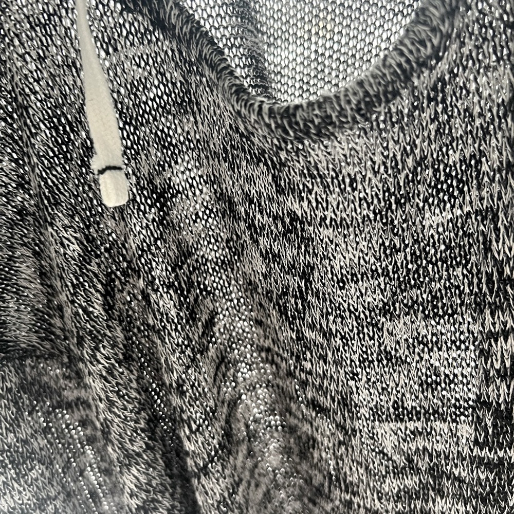 Aeropostale Black and White Cowl Neck Sweater Hoodie. Airy w beautiful accent - Picture 11 of 15